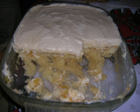 Bolo gelado de abacaxi