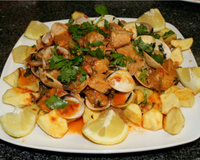 Carne de porco à Alentejana