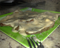 Bife ao creme de palmito