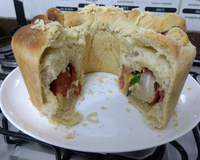 Pão casatiello de Páscoa