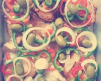 Filé de peito de frango assado