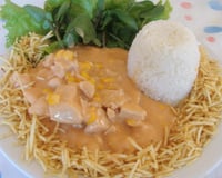 Estrogonofe de frango sem creme de leite