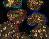 Cupcake de banana super saudável