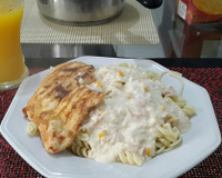 Macarrão à romanesca da Vivi