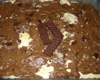 Torta de Bis com sorvete