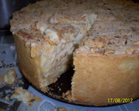 Torta de bacalhau com batatas