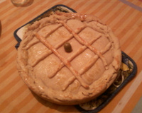 Empadão de frango com catupiry