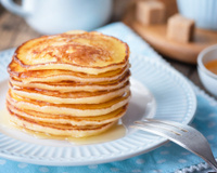 Anote, salve ou printe essa receita da melhor massa de panqueca para o seu café da manhã: fácil de fazer e você decide se quer doce ou salgada