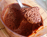 Mousse de chocolate aerado