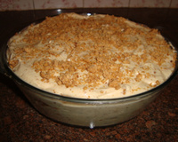 Pavê cremoso de paçoquinha