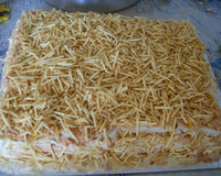 Bolo salgado de pão de forma