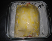 Rocambole com massa de pastel