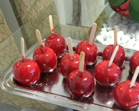 Maçã do Amor de Cristal