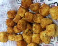 Queijo coalho a milanesa