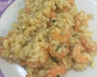 Risoto de camarão com limão siciliano Gran JM