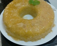 Pudim de tapioca com maracujá e coco (vegana)
