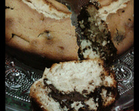 Bolo de canela com chocolate