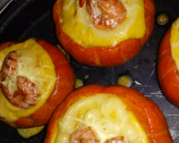 Camarão na mini-moranga