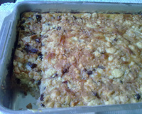 Cuca de banana com maçã