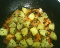 Merluza na panela à minha moda