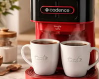 Cafeteira compacta prepara dois cafés de uma vez e está por menos de R$ 100