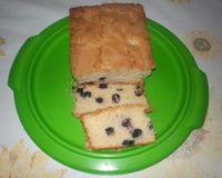 Bolo de blueberry