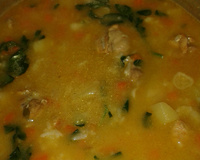 Canja de galinha simples