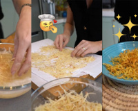 Batata-palha sem fritura feita em casa : "Tem que esperar esfriar para ficar crocante"