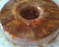 Pudim de sorvete delicioso da mamãe