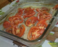 Filé de peixe ao forno com leite de coco