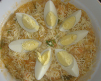 Risoto de camarão