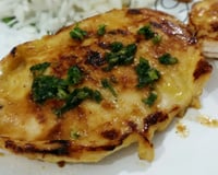 Filé de frango com mostarda e mel
