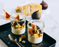 Figos com creme de mel