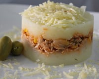 Torta de purê com frango