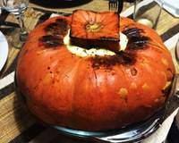 Carne seca na moranga com cream cheese