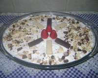 Pavê de Bis com biscoito