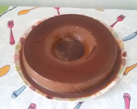 Pudim de chocolate delicioso