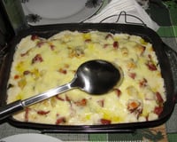 Torta de batata com calabresa