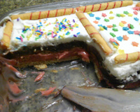 Pavê de Bicho de pé e Brigadeiro