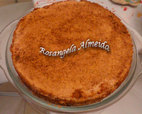 Bolo de farofa com banana