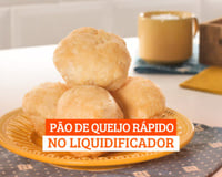 Pão de queijo rápido no liquidificador