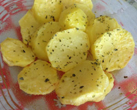 Salada de batata fácil de microondas da Rosi