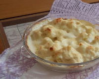 Couve-flor gratinada