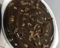 Torta de maracujá com chocolate