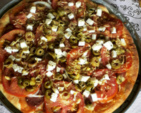 Massa de pizza fácil