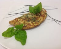 Omelete de espinafre