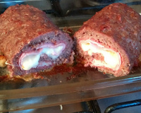 Rocambole de carne moída fácil