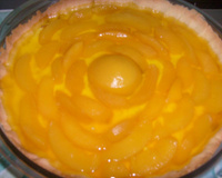 Torta gelada de pêssego