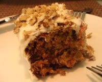 Bolo de cenoura integral (receita inglesa)