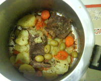 Bife fácil na panela de pressão